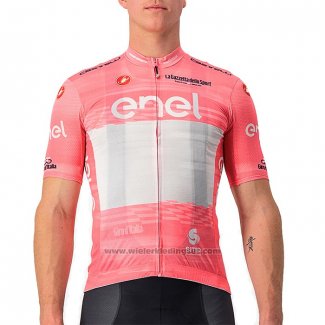 2023 Fietskleding Giro D'italie Roze Korte Mouwen en koersbroek